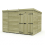 9 x 8 Pent Shed Tanalised (Double Door, No Windows) 2
