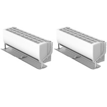 2X Air Conditioner Cover Windshield Air Conditioning Deflector Baffle Shield Wind Guide Anti-Wind Shield No Filter
