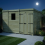 9 x 8 Pent Shed Tanalised (Double Door, With Windows) 3