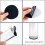 Black Adhesive Back  Sheets Fabric Sticky Back Sheets Self-Adhesive Durable and Water Resistant, 30 PCS 4