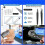 50Pcs 3D Printer Tool Kit for FDM/SLA Printers, Includes Nozzle Cleaning Kit,Scraper,Tool, Files, Brushes Kit with Case 5