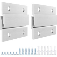 French Cleat Picture Hanger Z Clip Interlocking Wall Mount Bracket for Mirror Artwork Cabinet Whiteboard Hardware Kit
