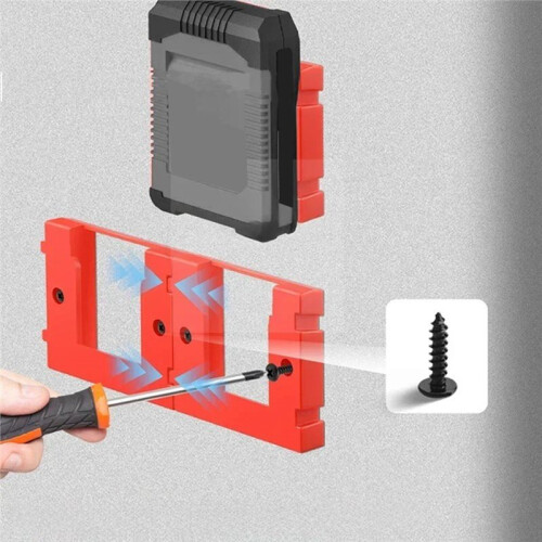4Pcs Portable Battery Base Bracket for  Power X-Change,Wall Mounted Battery Holder Battery Storage Bracket 1