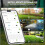 RainPoint WiFi Water Timer, 4-Zone Automatic Irrigation Timer, Garden and Lawn Watering System Controller US Plug 4