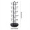 5-Compartment Base Storage Rack Gold 6