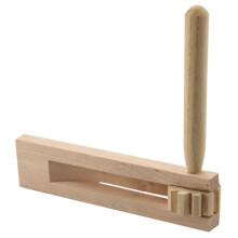 4X Wooden Ratchet Noise Maker Grogger Traditional Matraca for Parties Sports Events and Celebrations