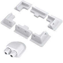 Solar Panel Corner Mounting Brackets Kit Vehicle Roof Mount Caravan Boat RV 7pcs