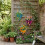 Umbrella Shaped Wall Hanging Flower Basket Yellow 2