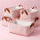 4 Pack  Medium Storage Basket Light  Ribbed Corduroy Fabric Storage Bins with Handles Fabric Organizer Cubes 2