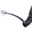 2X Replacement RJ9 4P4C Plug Coiled Stretchy Telephone Handsets Cable  Black 5