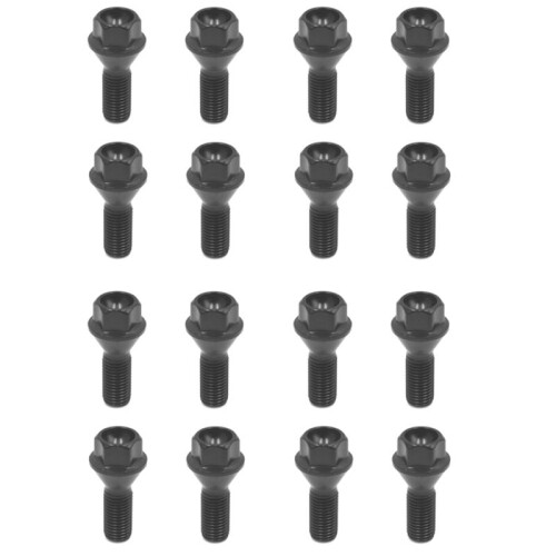 16Pcs Black Wheel Bolt Lug Nut for  E30 E36 E46 E60 E90 36136781150