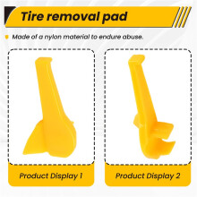 12X Pieza del Cambiador de NeumáTicos Cabezal Desmontable de Montaje de Nylon Cabezal de Pato Insertar Protector de Llanta