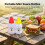 (tomato sauce) 2Pcs 100ml Leak-Proof Sauce Bottles 1