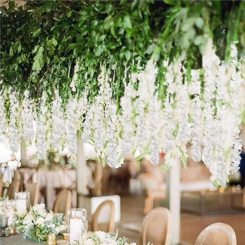 Simulated Wisteria Flowersx4 2