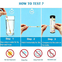 16 in 1 Drinking Water Test Kit Strips, 100 Cnt. Home Water Quality Test for Tap