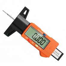 Digital Tire Tread Depth Gauge, Precision Tire Depth Measuring Tool with Large LCD Display for Tire Tread