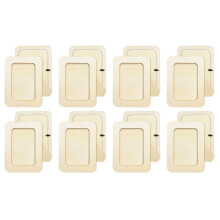 16 Pack Unfinished Wooden Picture Frames Bulk 4x6 Inch DIY Wood Frames for Kids & Adults