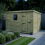 9 x 8 Pent Shed Tanalised (Single Door, With Windows) 3
