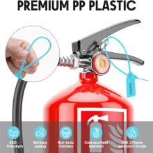 1000 Pcs Plastic Tamper Seals Fire Extinguisher Tags Security Tags Seals Safety Numbered Zip Ties Labels Light
