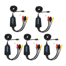 5X Carte de Capture VidéO USB 2.0 Carte de Capture USB Monocanal Dispositif de Capture AV Convertisseur Numérique