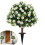 2 Pcs 24" Artificial Topiary  Daisy Flowers 2