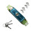 Antitheft Rolls Up Door Lock Roll Gate Lock for Garage and-1 1