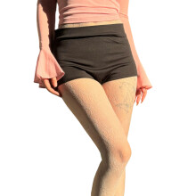 Women Elegant Hollowout Fishnet Pantyhose Stockings-Light gray