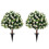2 Pcs 24" Artificial Topiary  Daisy Flowers 1