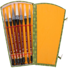 7-teiliges professionelles chinesisches Kalligrafie-Pinselset, tragbare Aquarell- und Multifunktions-Kunstpinsel
