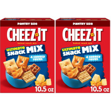 Cheez-It Ultimate Snack Mix, Salty Snacks, Pantry Size, 10.5oz Box (1 Box) (Pack of 2)