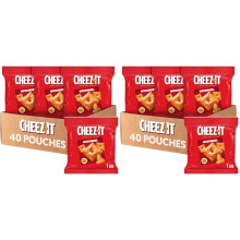 Cheez-It Cheese Crackers,Baked Snack Crackers,Lunch Snacks,Original,(Pack of 80)