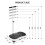 Vibration Plate Exercise Machine with Adjustable Handle,Bluetooth 3