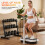 Vibration Plate Exercise Machine with Adjustable Handle,Bluetooth 5