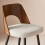 Signature Beige fabric counter stool, 45 cm wide - AUSTIN 3
