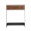 Signature SCARLETT bedside table in solid oak and metal 4