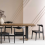 Signature Set of 2 LUCIEN chairs in solid black acacia 2