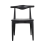 Signature Set of 2 LUCIEN chairs in solid black acacia 4