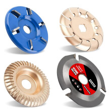 Tungsten Carbide Angle Grinder Wood Carving Disc Grinding Wheel, Wood Sanding Cutting Wheel Shaping Discs,for 4 1/2 Inch
