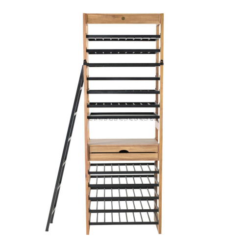 Signature Metal wine rack ladder, 25 cm long x 190 cm high 1
