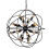 Signature Sputnik Grey Metal Chandelier D100cm 2