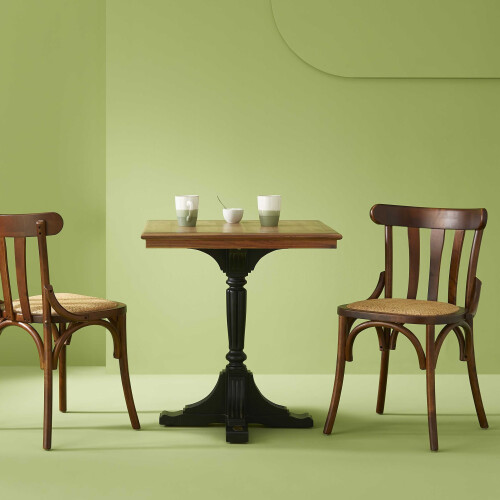 Signature Set of 2 ESTAMINET solid birch chairs 1