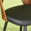 Signature Black vinyl counter stool, 45 cm wide - AUSTIN 3