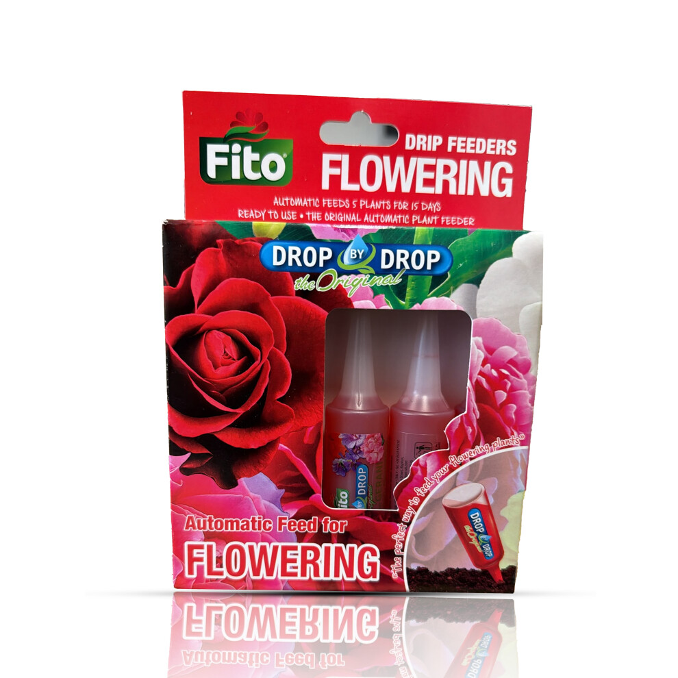 B&Q - Flowering Drip Feeder Indoor Automatic Plant Feed System Slow Release Fertiliser Continuous Nutrient Supply 5 X 320Ml - Image 2