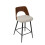 Signature Beige fabric counter stool, 45 cm wide - AUSTIN 5