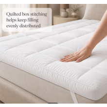 1 Double Mattress Topper 4 Inch 1000 GSM Microfiber UK