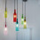 V Tac Grey Bottle Pendant Ceiling Light E14 Lamp 3