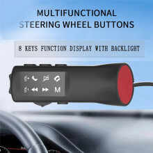 Volante Do Carro BotãO de Controle Multifuncional AlçA Chave Universal RáDio Android DVD 2 Din Android Controle com Fio