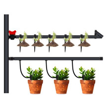 50Pcs Adjustable 8 Hole Spiked Dripper Gardening Sprinkler Irrigation Staked Emitters Garden Greenhouse Watering Device