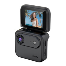4K Action Camera with 2.0inch Flip Screen 140 Wide-Angle Lens Vlog Camera Waterproof Sports Cam with 8GB Card A