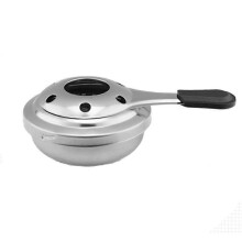 Bruciatore per alcol per fonduta, bruciatore per liquori, acciaio inossidabile, grigio, 15,5*9,5 cm 1 pezzo